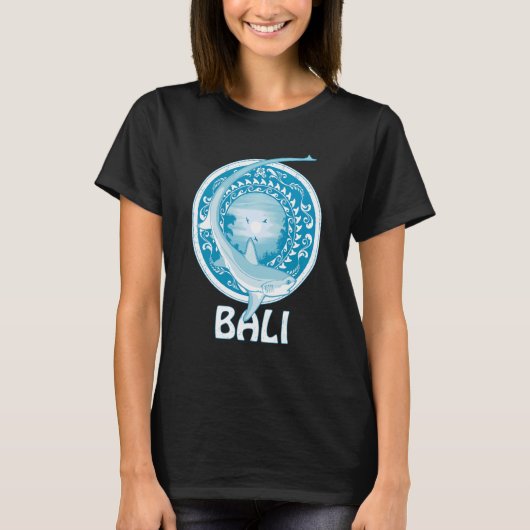Thresher Shark Dive Bali Indonesia T-shirt (Voorkant)