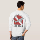 Thresher Shark Dive Team T-shirt (Achterkant volledig)