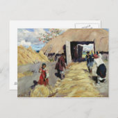 Threshing Floor, 1916 Briefkaart (Voorkant / Achterkant)