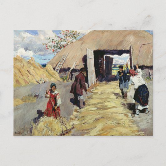Threshing Floor, 1916 Briefkaart (Voorkant)