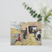 Threshing Floor, 1916 Briefkaart (Staand voorkant)