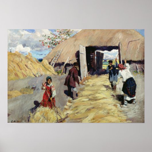 Threshing Floor, 1916 Poster (Voorkant)