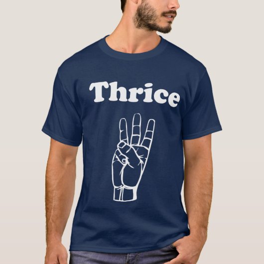 Thrice T-shirt (Voorkant)