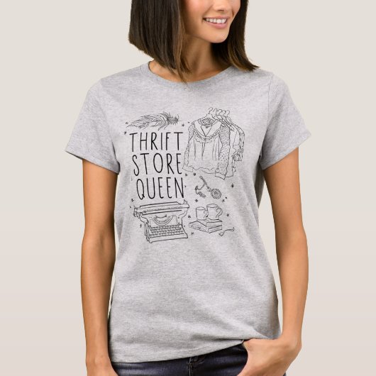 Thrift Store Queen T-shirt (Voorkant)