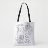 Thrift Store Queen Tote Bag (Voorkant)