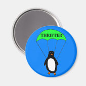Thrifter Penguin Magnet (Voorkant / Achterkant)