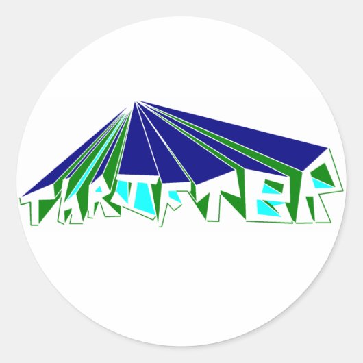 Thrifter Whoosh Sticker (Voorkant)