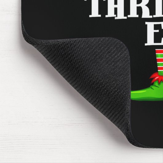 Thrifting Elf Matching Family Group Christmas Part Muismat (Hoek)