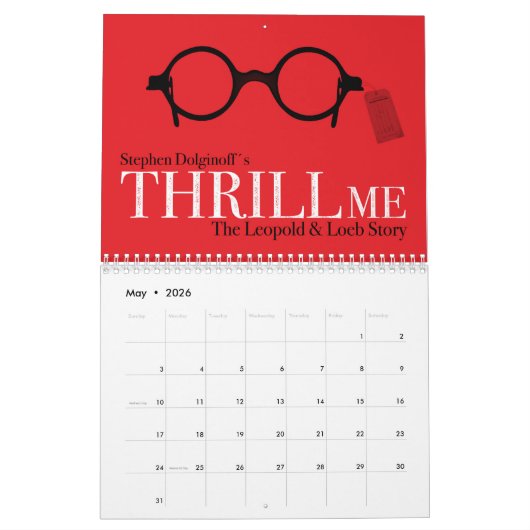 THRILL ME Agenda Kalender (Mei 2026)