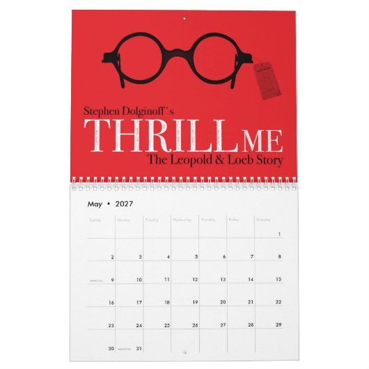 THRILL ME Agenda Kalender (Mei 2027)