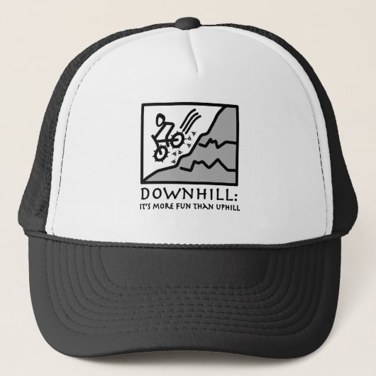 Thrill Mountain Biking in de bergen Trucker Pet (Voorkant)