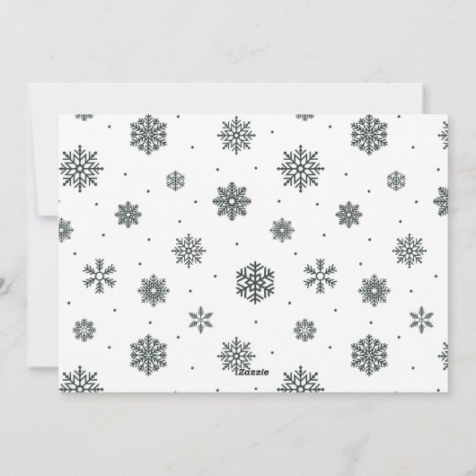 Thrill of Hope Green Photo Holiday Kaart (Achterkant)