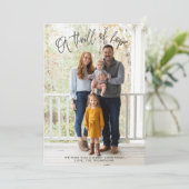 Thrill of hope - Kerstmis, religieuze kaart (Staand voorkant)