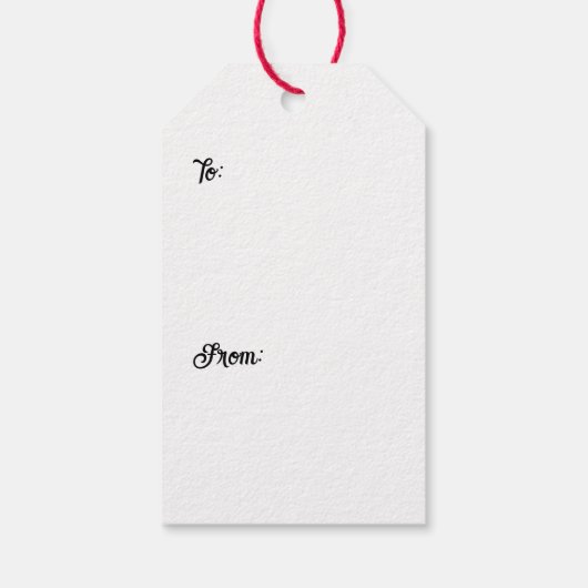 Thrill of Hope Kraft Gift Label Cadeaulabel (Achterkant)