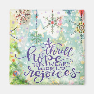 Thrill of Hope  Pastel ChristmasInspirivity Magneet