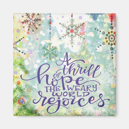 Thrill of Hope Pastel ChristmasInspirivity Magneet (Voorkant)