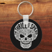 Thrill of Speed Skull Sleutelhanger (Voorkant)