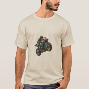 Thrill Rider Motorfiets Wheelie T-shirt