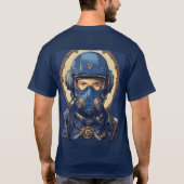 Thrill Seeker: Portret van een Motorcross Maverick T-shirt (Achterkant)