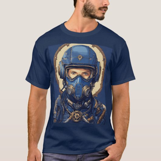 Thrill Seeker: Portret van een Motorcross Maverick T-shirt (Voorkant)