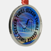 THRILL SEEKER ROLLER ONDERZETTER METALEN ORNAMENT (Rechts)