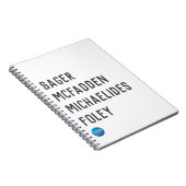 Thriller Auteurs T-shirt Notitieboek (Rechterzijde)