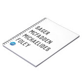 Thriller Auteurs T-shirt Notitieboek (Linkerzijde)