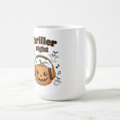 Thriller Night Pumpkin Halloween Koffiemok (Voorkant rechts)