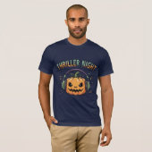Thriller Night Pumpkin Halloween T-shirt (Voorkant volledig)