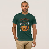 Thriller Night Pumpkin Halloween T-shirt (Voorkant volledig)