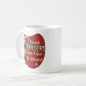 Thriller Reader Humor Retro Snarky Huisvrouw Koffiemok (Voorkant links)