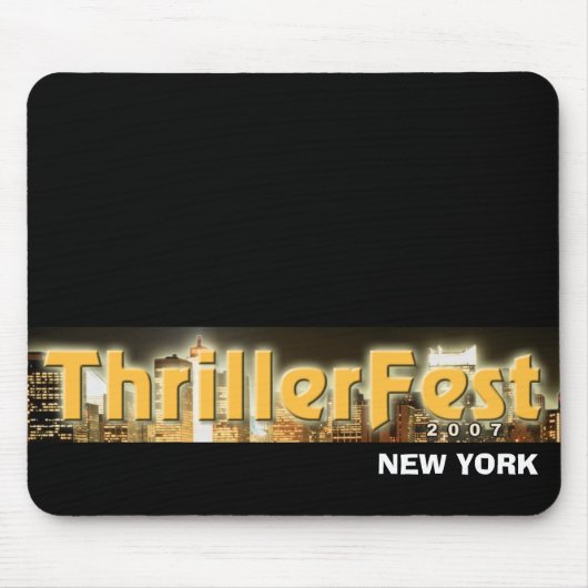 Thrillerfest 2007 Mousepad Muismat (Voorkant)