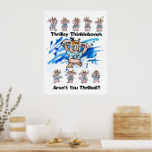 Thrilley Thinklebones Poster Print (Keuken)