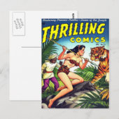 Thrilling Comics 71 Briefkaart (Voorkant / Achterkant)