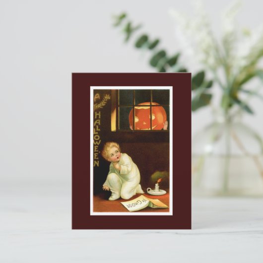 Thrilling Halloween Briefkaart (Staand voorkant)