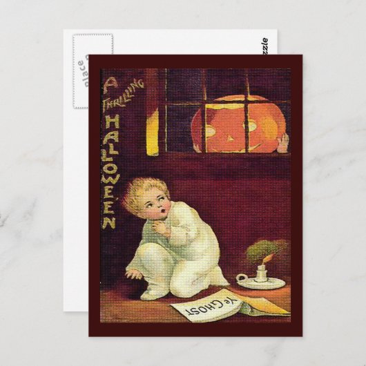  Thrilling Halloween Briefkaart (Voorkant / Achterkant)