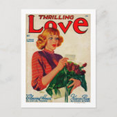 Thrilling Love Magazine Hoesje Briefkaart (Voorkant)