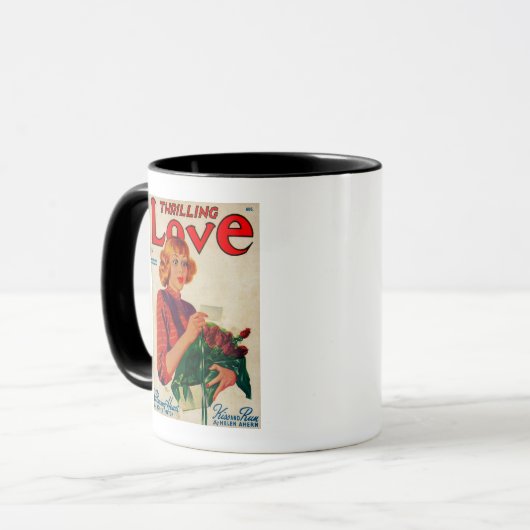 Thrilling Love Magazine Hoesje Mok (Voorkant links)