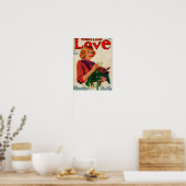 Thrilling Love Magazine Hoesje Poster (Keuken)