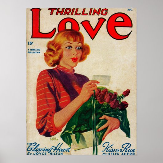 Thrilling Love Magazine Hoesje Poster (Voorkant)