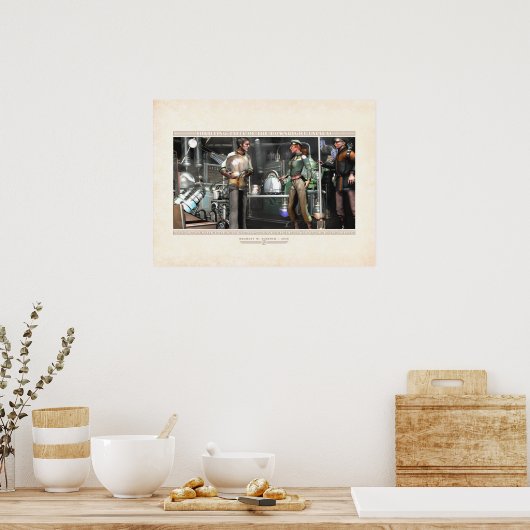 Thrilling Tales:Rognvald's Laboratory (24x18 inch) Poster (Keuken)