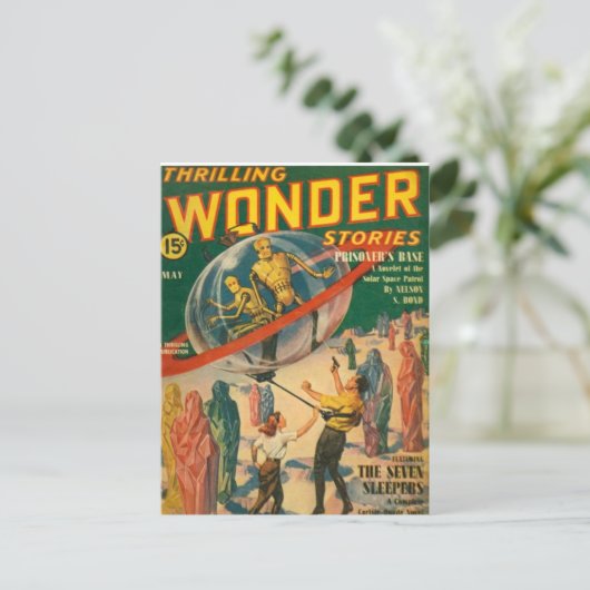 Thrilling Wonder 7 Jigzaag Puzzle Briefkaart (Staand voorkant)