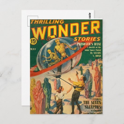 Thrilling Wonder 7 Jigzaag Puzzle Briefkaart (Voorkant / Achterkant)