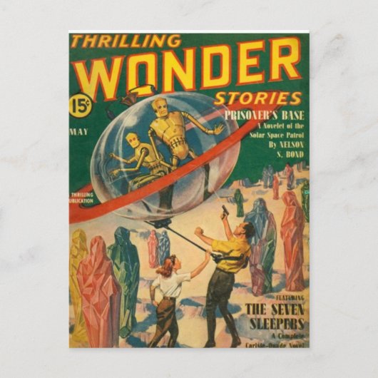 Thrilling Wonder 7 Jigzaag Puzzle Briefkaart (Voorkant)