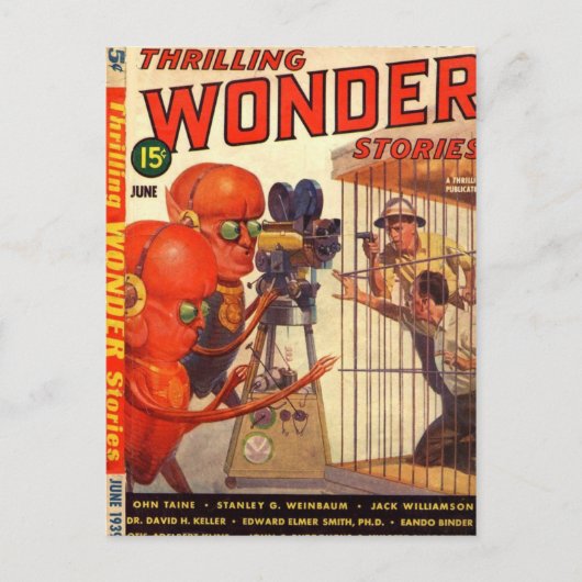 Thrilling Wonder Briefkaart (Voorkant)