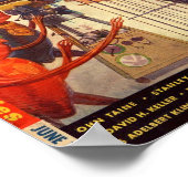 Thrilling Wonder "Human Zoo" Pulp cover Poster (Hoek)