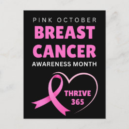 Thrive 365 Breast Cancer Awareness Month 2024 Briefkaart