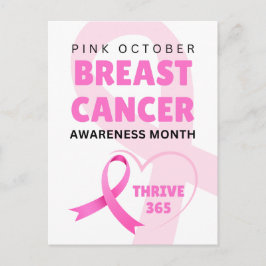 Thrive 365 Breast Cancer Awareness Month 2024 Briefkaart