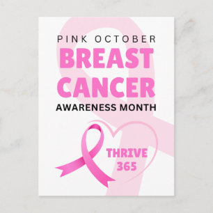 Thrive 365 Breast Cancer Awareness Month 2024 Briefkaart