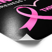 Thrive 365 Breast Cancer Awareness Month 2024 Foto Afdruk (Hoek)